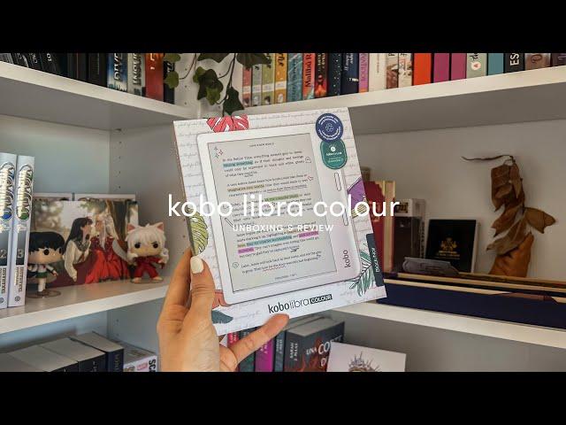 El e-reader que necesitas unboxing Kobo Libra Colour + accessorios | quick overview 