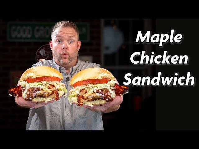 Maple Bacon Chicken Sandwich MIGHT be your next favorite sandwich!