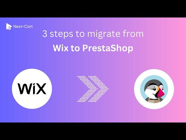 Migrate Wix to PrestaShop in 3 simple steps