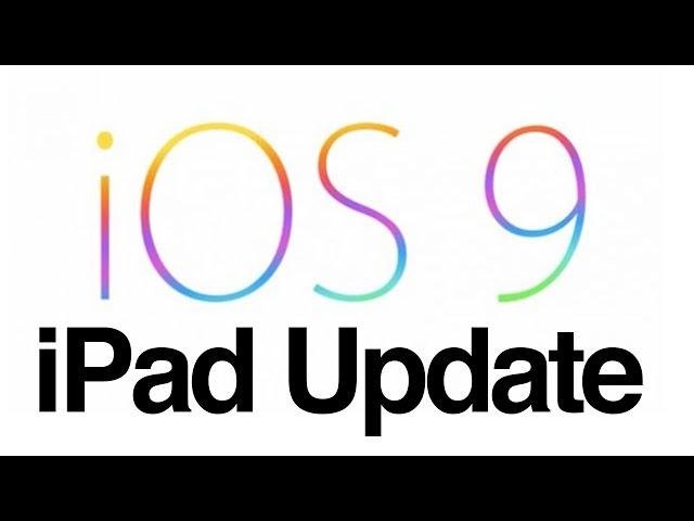 How to Update to IOS 9 iPad mini Ipad 2 iPad 3 iPad 4 IPad Air iPad Pro- FULL VERSION