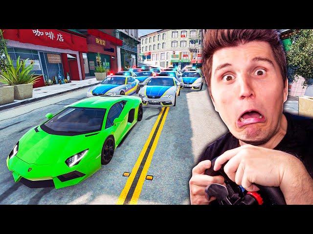 Wer GEWINNT? 1 Lamborghini oder 10 Polizei Autos | BeamNG