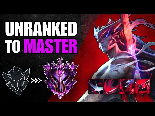 Educational Unranked to Master on Yone - Wild Rift