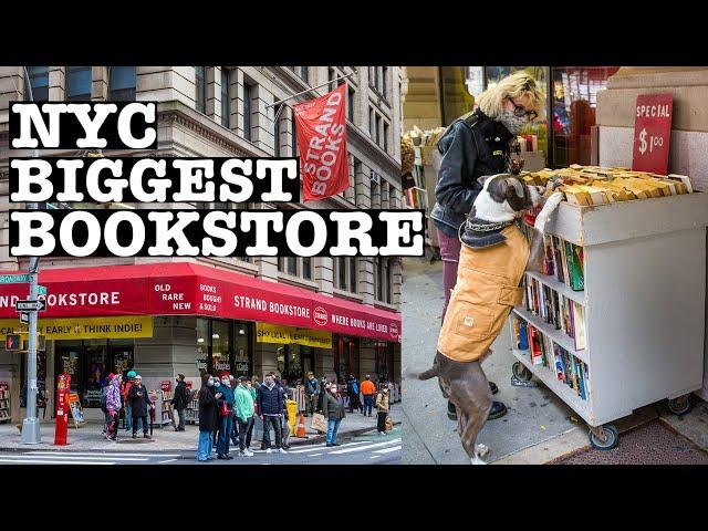 NYC Biggest BOOKSTORE: Strand Books