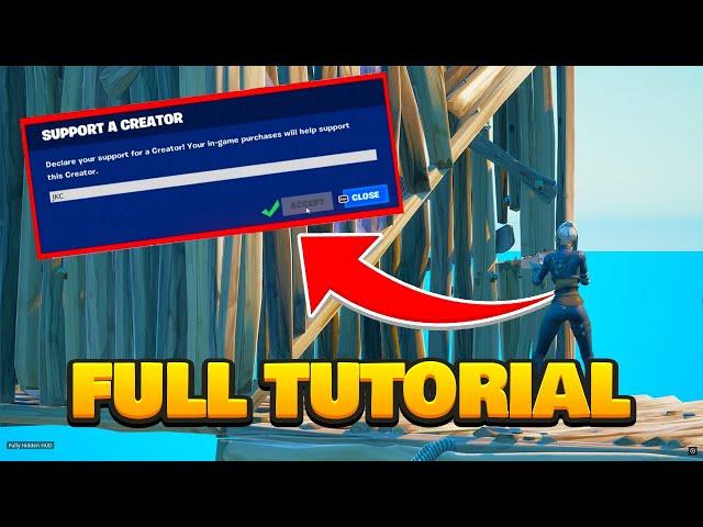 How to get a SUPPORT A CREATOR CODE 2025 (No Followers Needed + MAKE MONEY)