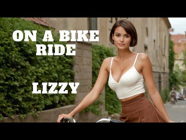 Cycling trip. AI Lookbook Beauty Model Video. Lizzy.