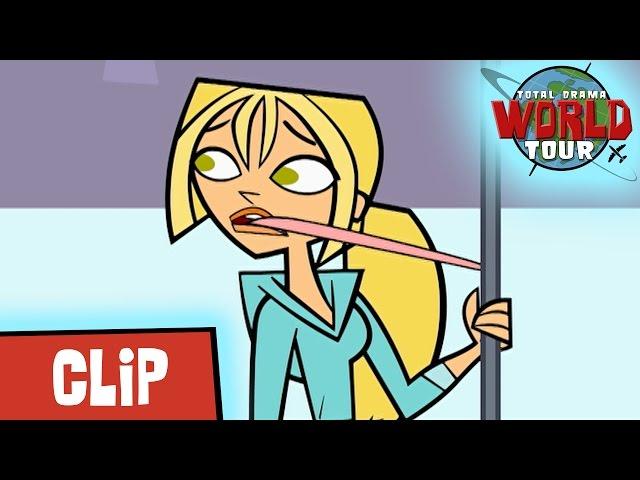 TOTAL DRAMA WORLD TOUR:  Stuck To A Pole  (S3 Ep.4)