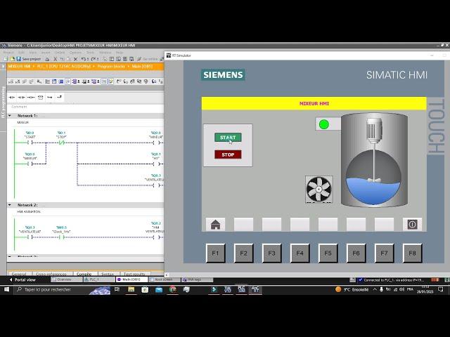 CREATE HMI SCREAN IN TIA PORTAL