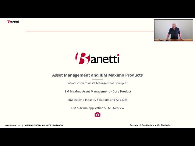 IBM Maximo Asset Management | Core Product Overview 2024 | Tom Mahon Ex-IBM Pt. 2