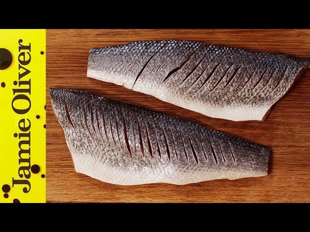 How to Fillet a Seabass | Jamie Oliver