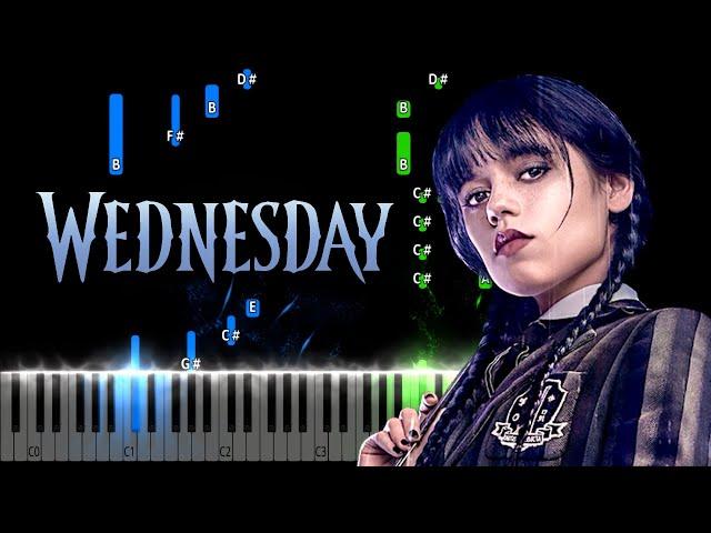 Lady Gaga - Bloody Mary (Sped Up) | Wednesday Piano Tutorial