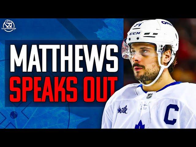 Auston Matthews SPEAKS OUT on Leafs Trade Deadline Approach | Time For Treliving to Make a Splash??