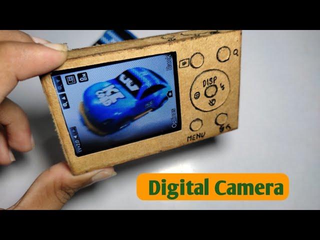 homemade Digital Camera making with cardboard