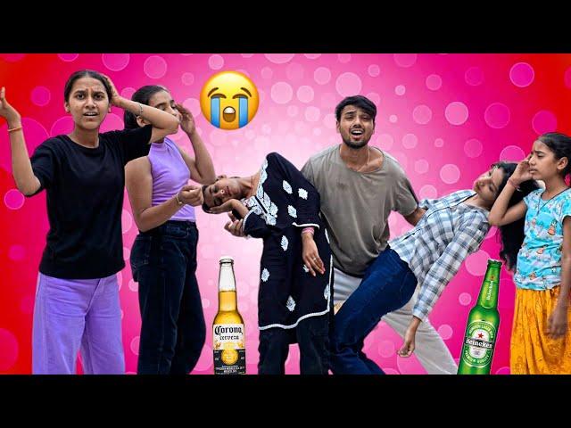 Sari ladkiyon ne milkar abhi pe  Prank kardia  Drunk hone ka 