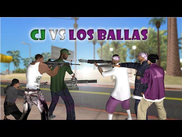 GTA San Andreas - CJ vs Los Ballas