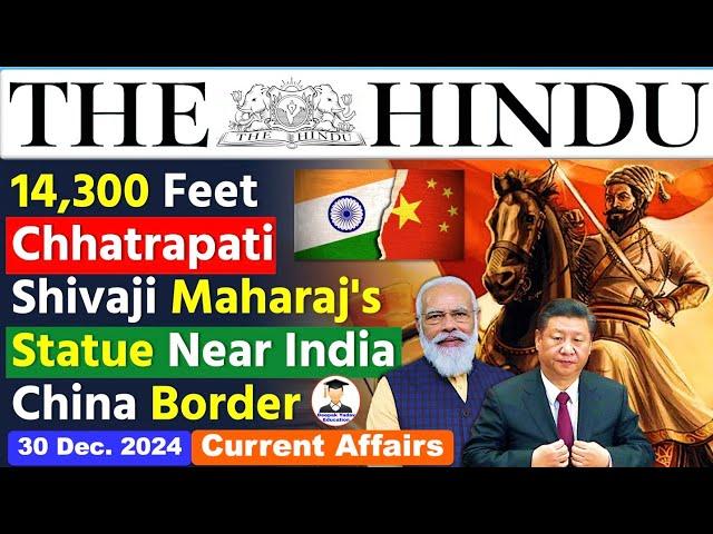 30 December 2024 | The Hindu Newspaper Analysis | Current Affairs Today | Editorial Analysis