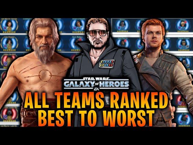 ALL TEAMS RANKED BEST TO WORST - NOVEMBER 2023 - STAR WARS: GALAXY OF HEROES