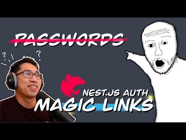 You don't need passwords anymore! NestJS passwordless magic link authentication