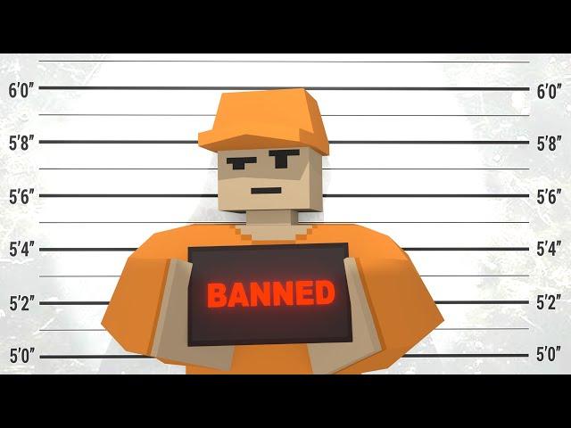 I GOT BANNED FOR DESTROYING ROOFCAMPER ADMINS (Unturned)