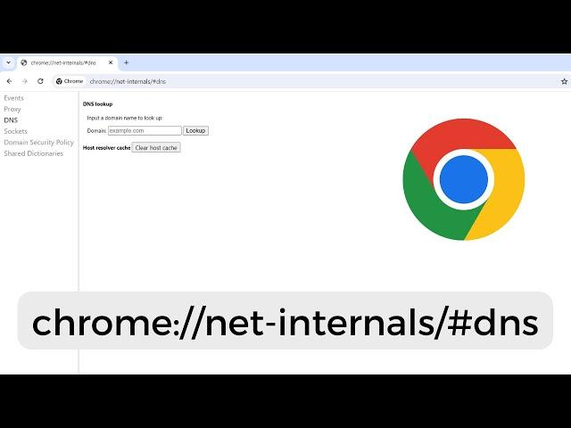 How to clear DNS cache in Chrome (Host Cache) on Windows 10, 11