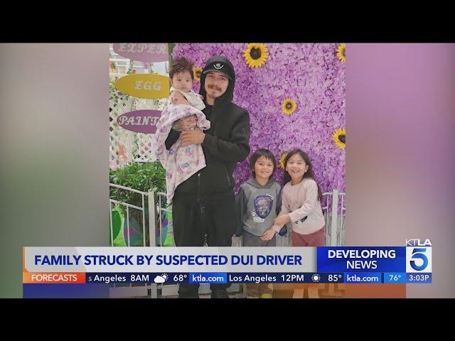 Mother of family struck by suspected DUI driver in SoCal speaks out