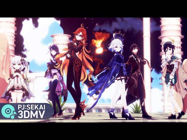 NEO / Genshin × ProSeka【3DMV / MMD】「Mavuika | Furina | Nahida | Raiden | Zhongli | Venti」