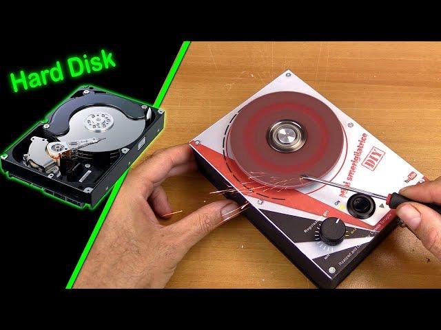 Smerigliatrice fai da te con Hard Disk - con regolazione giri