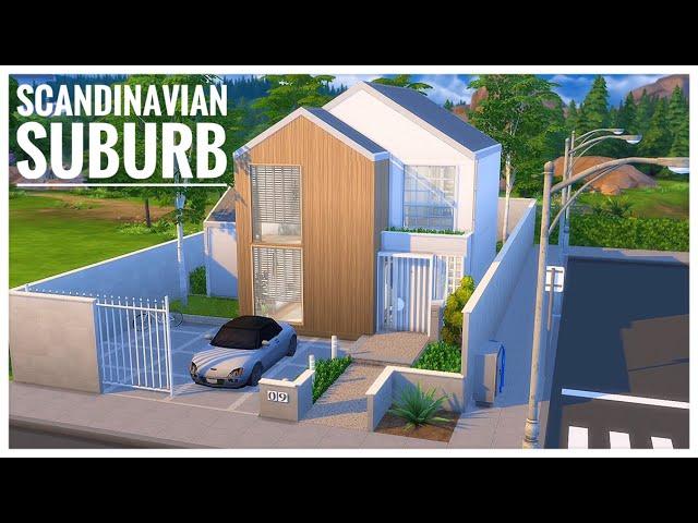 Modern Scandinavian Suburban Home | NO CC | Stop Motion Speed Build - The Sims 4