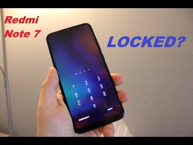 Redmi Note 7 Reset forgot PASSWORD or Pattern , FINGER PRINT & hard reset