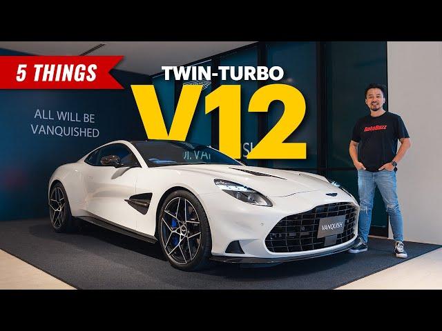 2024 Aston Martin Vanquish has more hp per liter than the Valkyrie - AutoBuzz