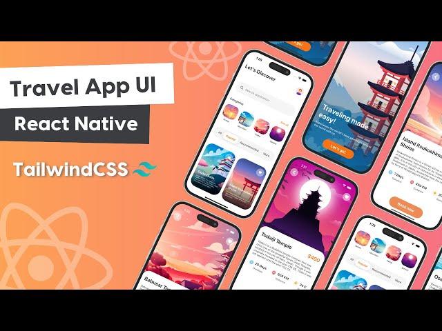  Travel App UI | React Native Tutorial | React Native Projects