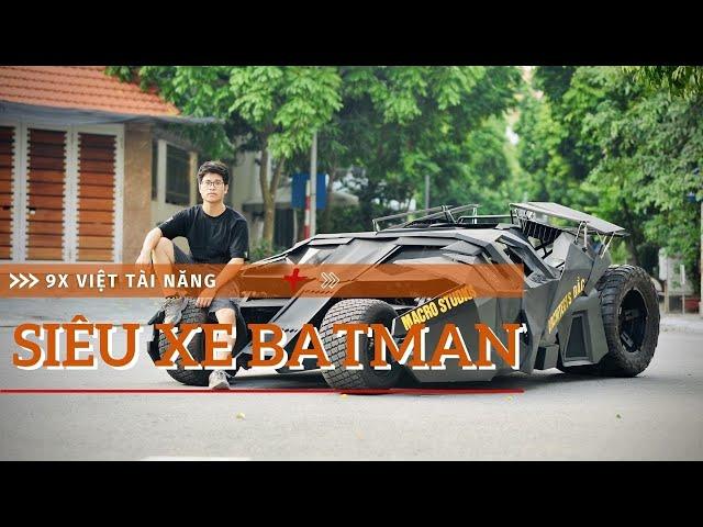 9X Việt chế tạo xe điện Batman với kinh phí 'khủng'