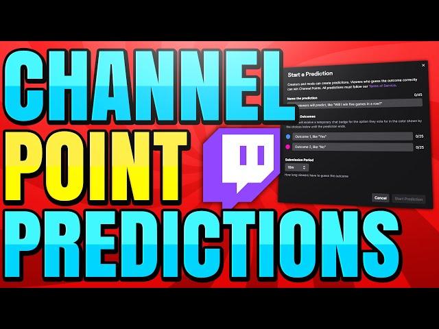 How to Setup and Use Twitch Channel Point Predictions