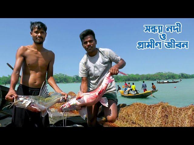 বরিশালের কর্মব্যস্ত সন্ধ্যা নদী ও নদীপাড়ের গ্রামীণ জীবন || Panorama Documentary