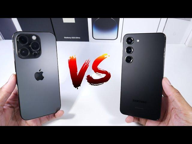 Samsung Galaxy S23 VS iPhone 14 Pro! (Cameras, Speed Test, Display & Speakers)