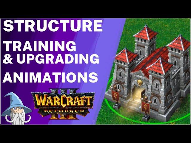 Structure Training and Upgrading Animations Comparison (Reforged vs Classic) | Warcraft 3 Reforged