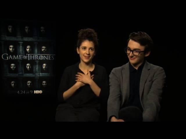 GoT Season 6 Isaac Hempstead Wright & Ellie Kendrick talk BranxMeera