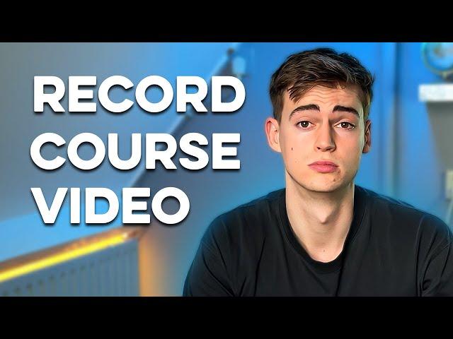 How To Record Your Online Course Videos