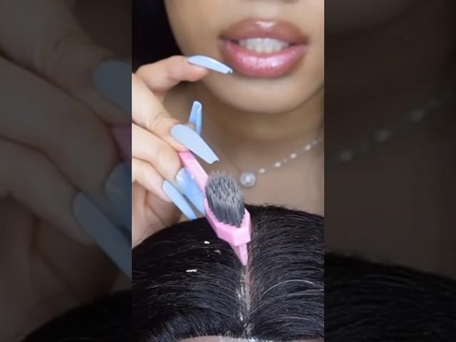 ASMR Scalp scratching  #asmr #asmrvideos #satisfying #longnails #meditation