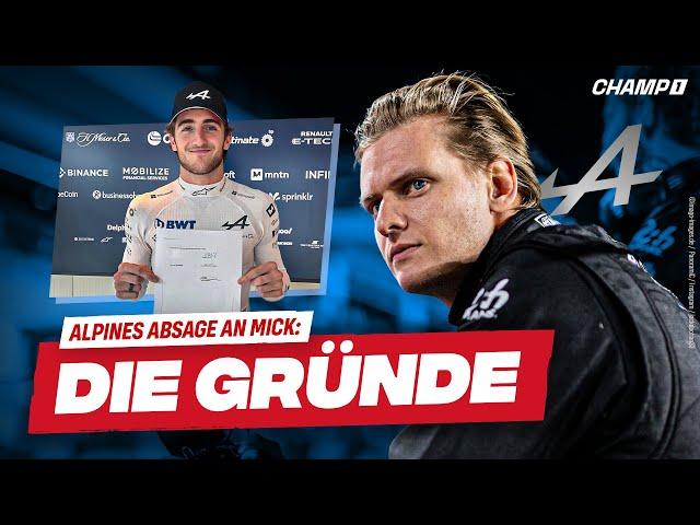 Die wahren Gründe für Alpines Absage an Mick Schumacher und Kritik an Surer-Aussage | F1 News