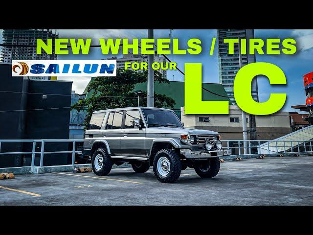 NEW WHEELS AND TIRES FOR OUR LAND CRUISER!!!! #SailunTiresPH