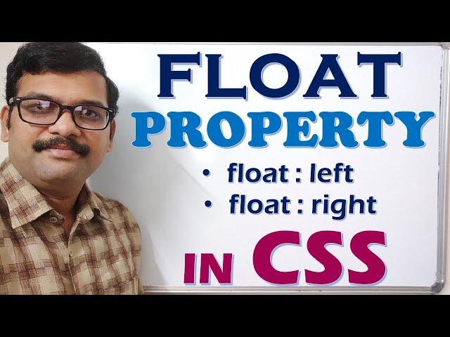 FLOAT PROPERTY IN CSS || float in CSS ||  HTML & CSS