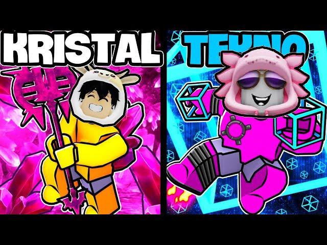 KRİSTAL VS TEKNO! | Roblox Elemental Tycoon