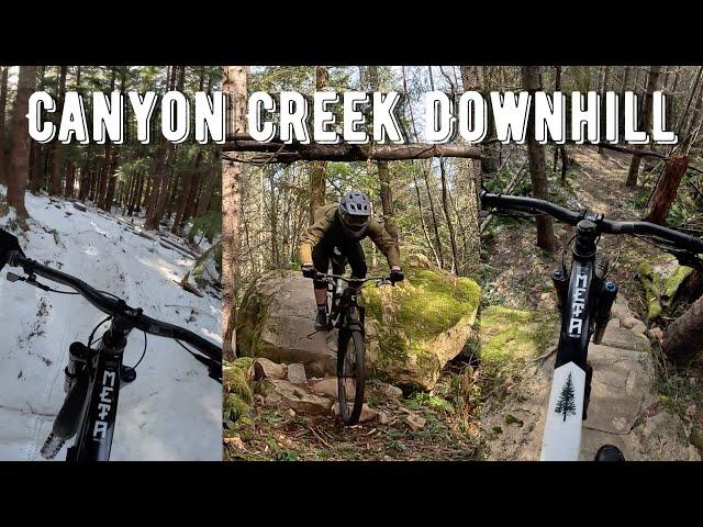 Canyon Creek Downhill (CCDH) // Winter riding at Raging River!