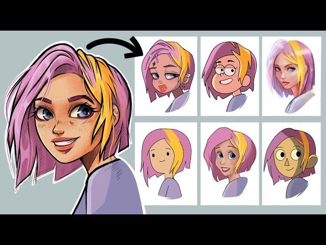 10 Art Styles Challenge! [EN sub]