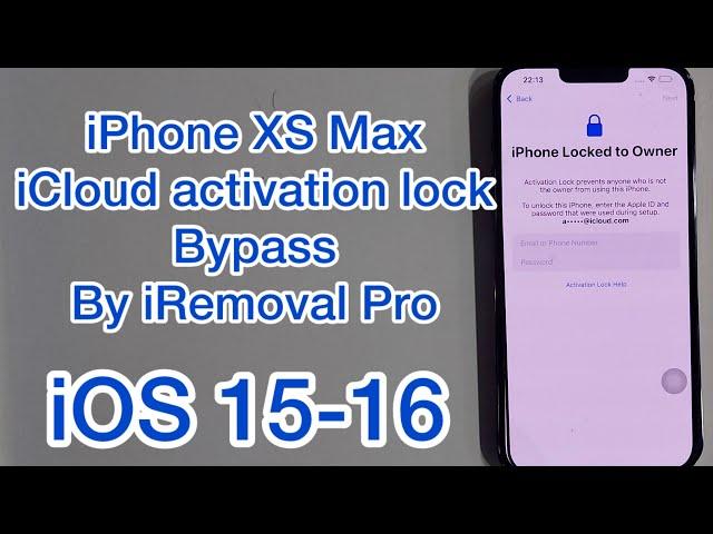 How to Bypass iCloud Activation on iPhone XS Max with iRemoval Pro