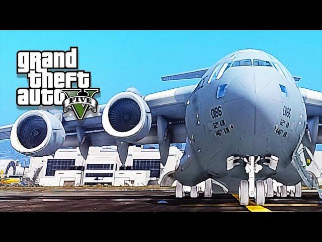 GTA 5 PC - C-17A Globemaster III Simulator Airplane (GTA 5 PC Mods)