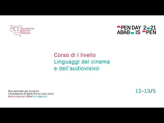 Open Day 2021 | Linguaggi del cinema e dell'audiovisivo