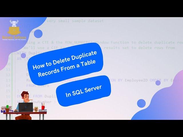 How to Delete Duplicate Records from a SQL Table