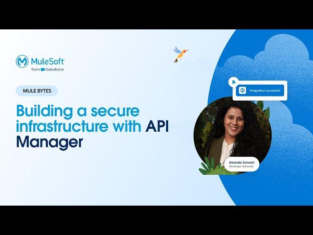 Building a secure integration infrastructure with API Manager