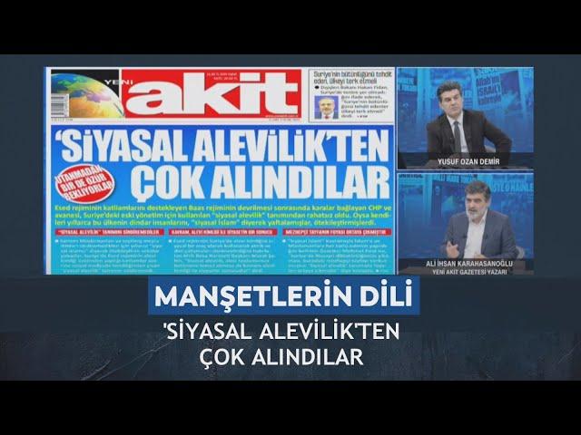 Manşetlerin Dili - Yusuf Ozan Demir/Ali Karahasanoğlu"Siyasal Alevilik'ten çok alındılar" 03.01.2025